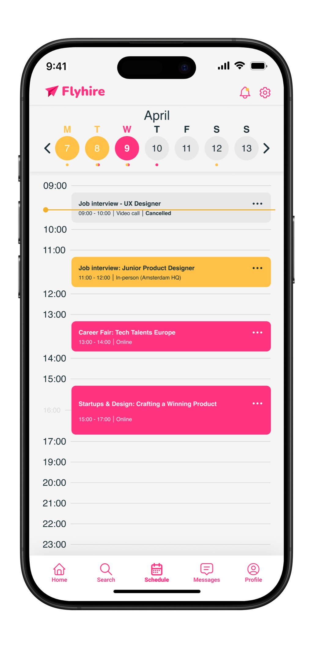 Event Listing